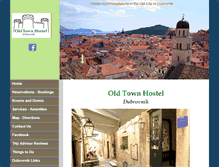 Tablet Screenshot of dubrovnikoldtownhostel.com